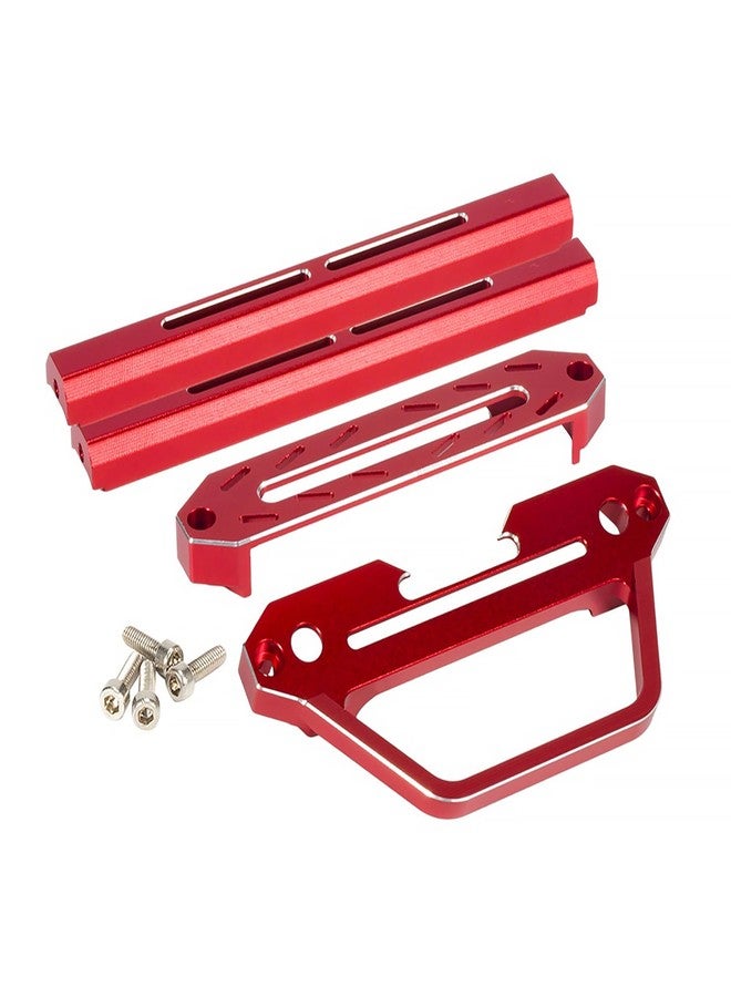 TOOMOD Aluminum Alloy RC Remote Radio Controller Bracket Holder Transmitter Protector Frame for Flysky Noble NB4 Pro NB4 Lite NB4 Protect Support (Red) - Image 3